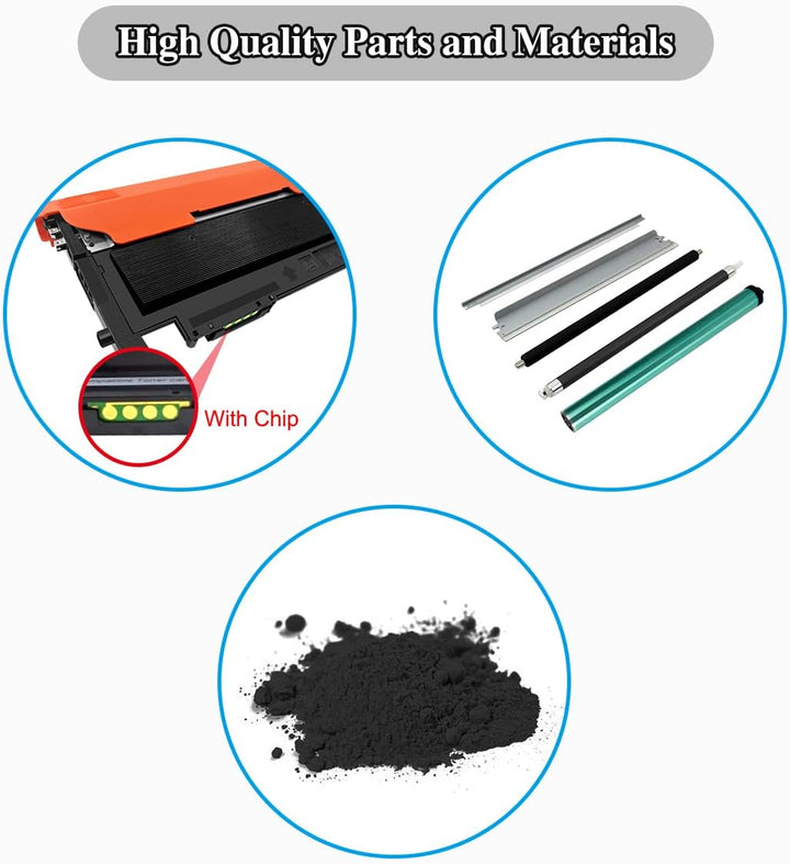 TOPRINT【mit Chip Kompatible Tonerkartusche W2070A 117A Schwarz 1000 Seiten für HP Color Laser 150a 1