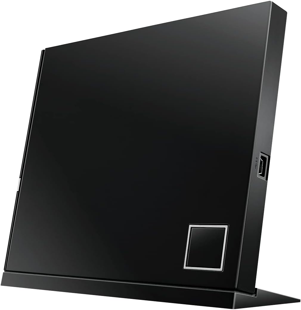 ASUS SBW-06D2X-U Blu-ray Slim-Brenner (M-Disc-Unterstützung, kompatibel mit Windows 7 / 8 / 10 / 11