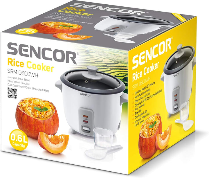 Sencor Reiskocher 1.5L Premium EasyClean – Automatischer Rice Cooker, Funktion zum Warmhalten ohne Ü
