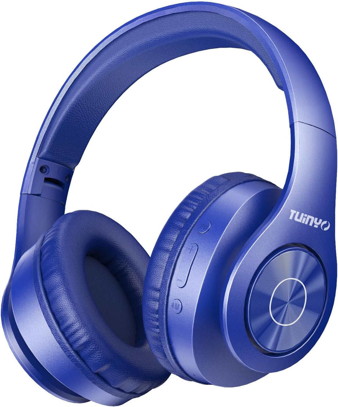 TUINYO Bluetooth-Kopfhörer Over Ear Hi-Fi Stereo Headset drahtloser Kopfhörer mit tiefen Bässen, wei