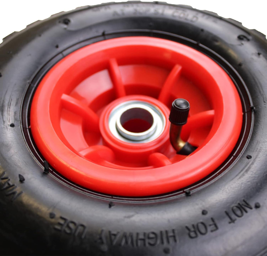 4x TRUTZHOLM Sackkarrenrad 260 x 85 mm 3.00-4 Bollerwagenrad, Luftrad, Ersatzrad, 4PR