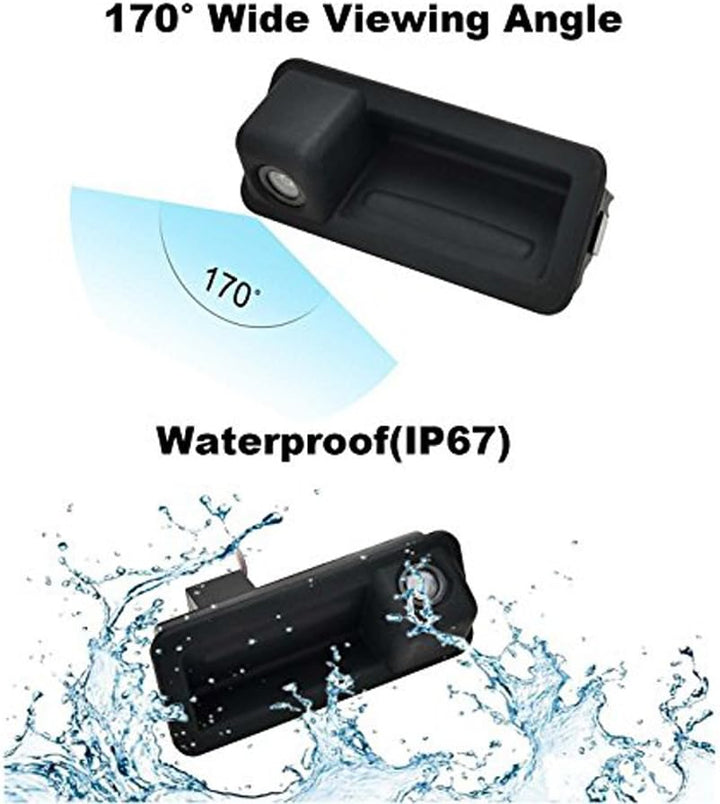 Auto Kofferraum Griff Rückfahrkamera Replacement for Range Rover Ford Focus II MK2 Fiesta VI Grand C