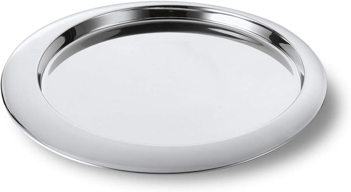 Philippi - LUNA Tablett - glänzender Edelstahl - Kellnertablett zum servieren von Sekt, Kaffee, Tee