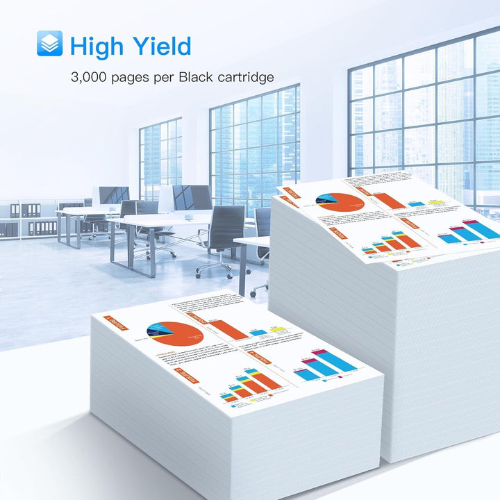 LxTek TN247 TN-247BK Tonerkartusche Kompatibel für Brother TN-243CMYK TN-243 TN243 TN-247 für Toner