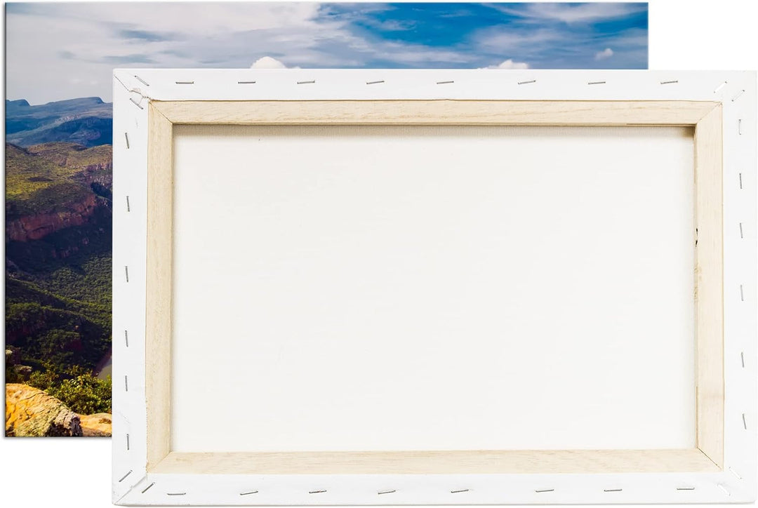 deyoli traumhafter Küstenlandschaft in Afrika Format: 80x60 als Leinwand, Motiv fertig gerahmt auf E