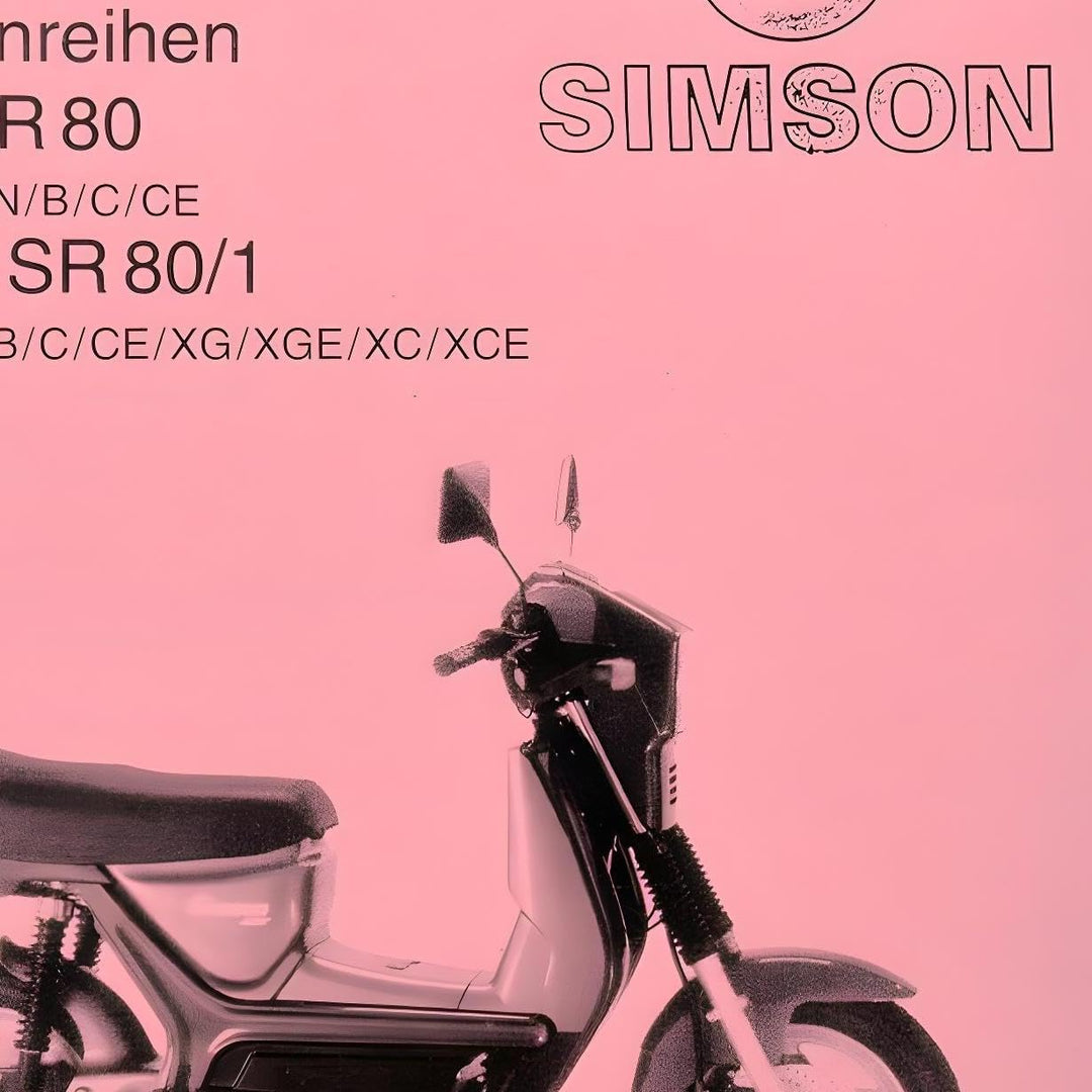 Ersatzteilkatalog Roller SR50-SR80 - Ausgabe 1993