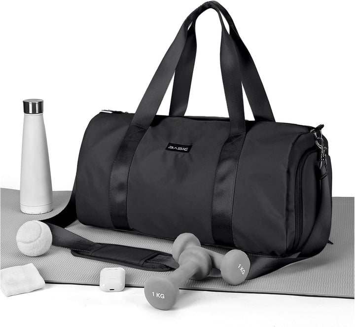 Sport Duffel Bag Damen, Sporttasche mit Nassfach & Schuhfach Reise Duffel Bags Übernachtungstasche L