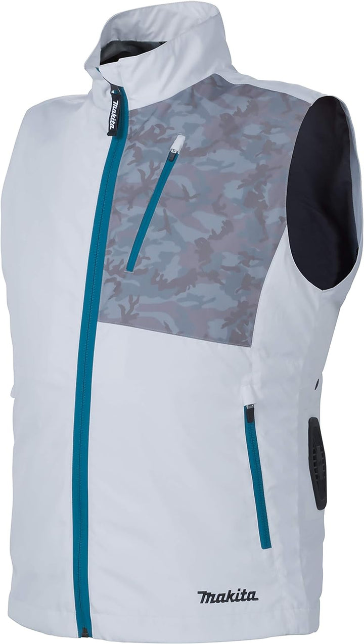 Makita DFV210Z3XL Klimaweste Gr.3XL 12 V max. -18 V (ohne Akku, ohne Ladegerät), Schwarz, 17-21