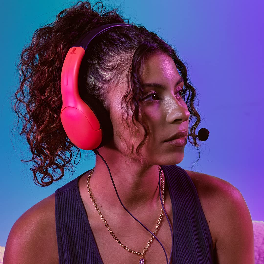 PDP Gaming LVL40 Stereo Kopfhörer mit Mic für Nintendo Switch - PC, iPad, Mac, Laptop Compatible - N