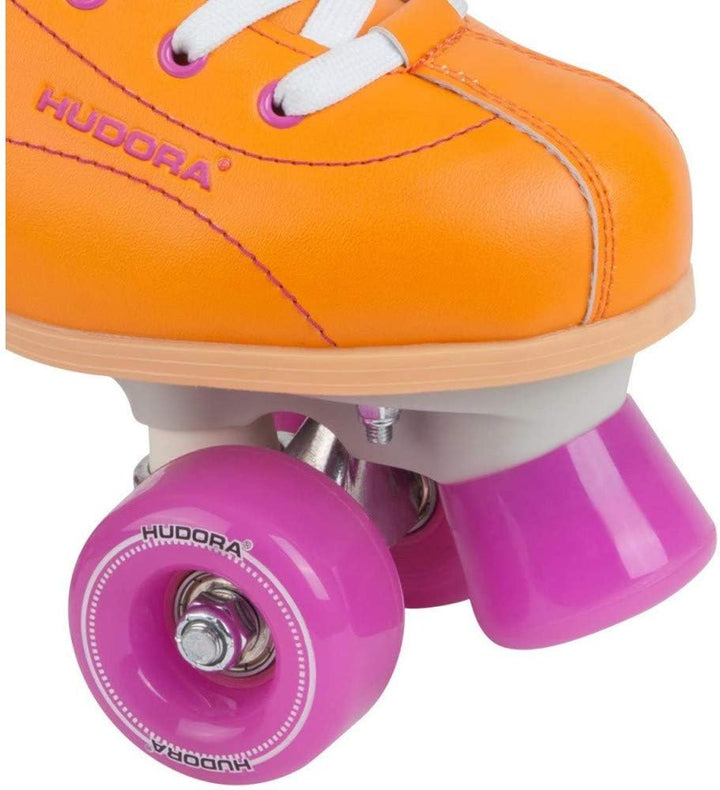 HUDORA Disco Rollerskates Rollschuh Orange/Lila 36 Rollschuh, Orange/Lila 36 Rollschuh