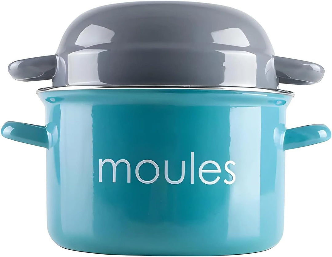 IBILI-914618T-Topf für Miesmuscheln, Türkis, 18 cm Blue, Blue