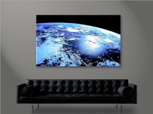islandburner Bild Bilder auf Leinwand Blue Planet Erde Planet 1p XXL Poster Leinwandbild Wandbild De