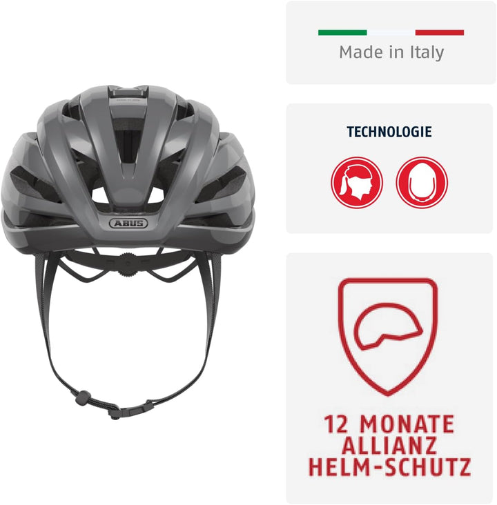 ABUS Rennradhelm StormChaser ACE - leichter Fahrradhelm für Radrennen, Gravelbike-Touren und Cyclocr