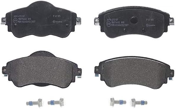Brembo P61105 Vordere Bremsbeläge, Anzahl 4