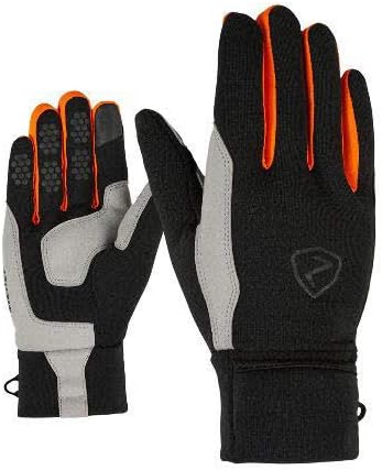 Ziener Herren Gazal Touch Ski-Tour/Outdoor/Bergsport Handschuhe | Winddicht, atmungsaktiv Polartec 1