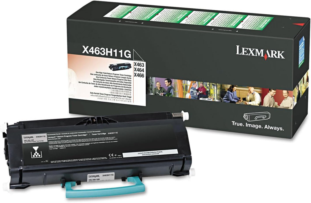 Original RückgabeToner für LEXMARK X463 X466, schwarz HC