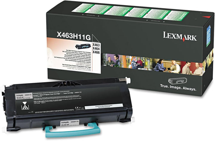 Original RückgabeToner für LEXMARK X463 X466, schwarz HC