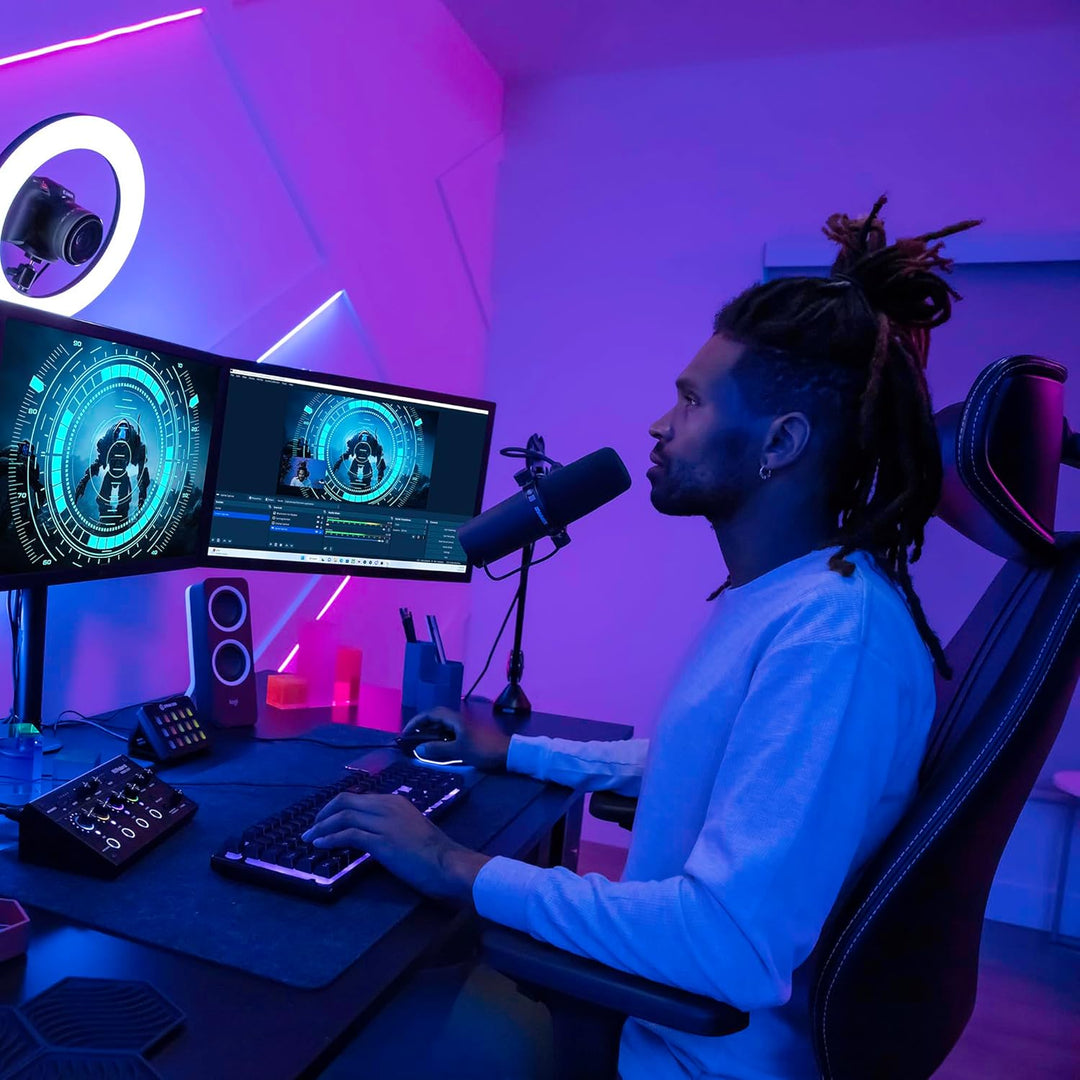 Roland BRIDGE CAST Dual Bus Gaming-Mixer in Schwarz | Professionelles Audio-Streaming-Interface und