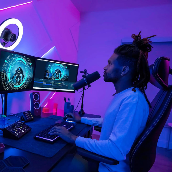 Roland BRIDGE CAST Dual Bus Gaming-Mixer in Schwarz | Professionelles Audio-Streaming-Interface und