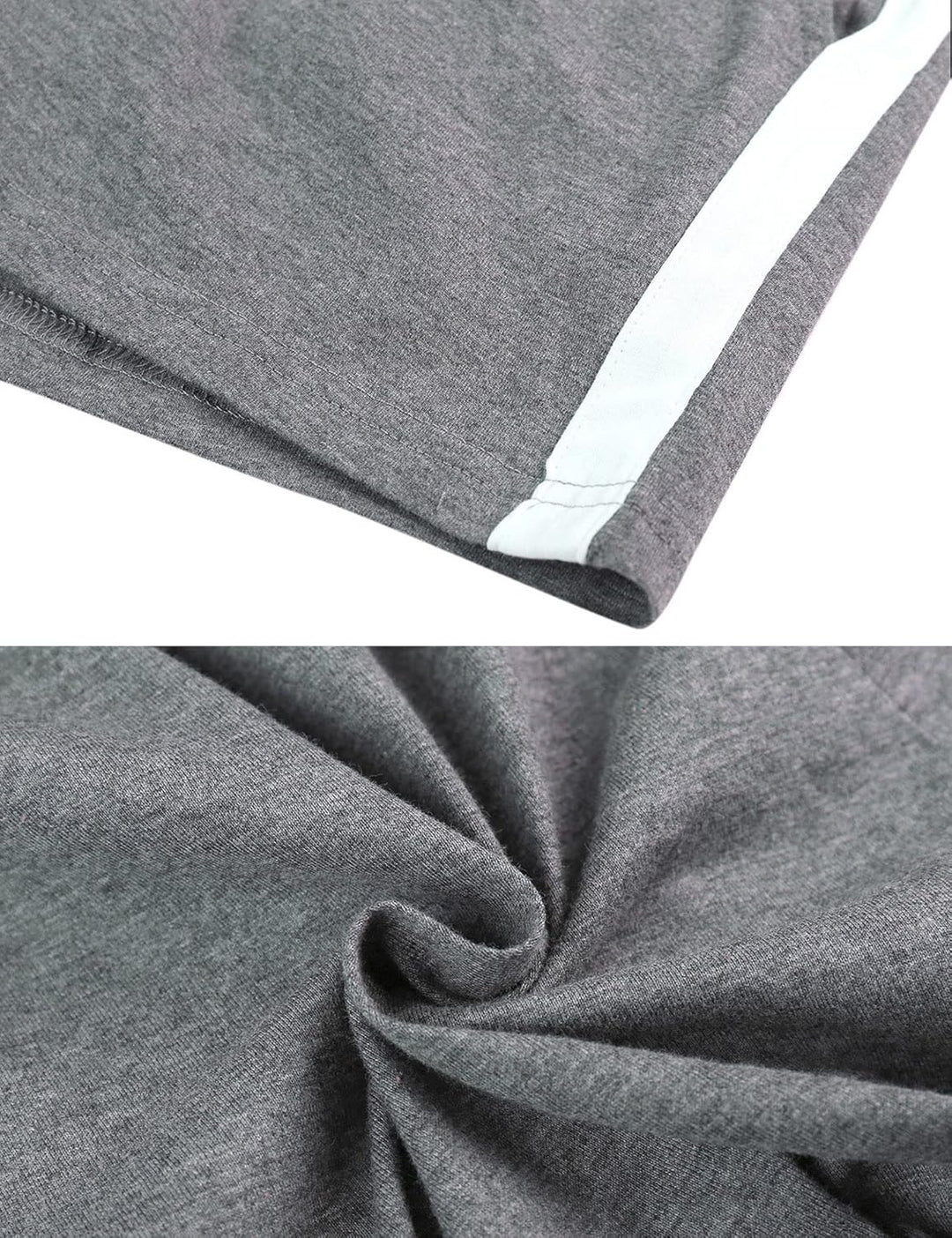 Litherday Shorts Damen Sportshorts Kurz Hosen Streifen Jogginghose Sommer Traininghose mit Taschen E