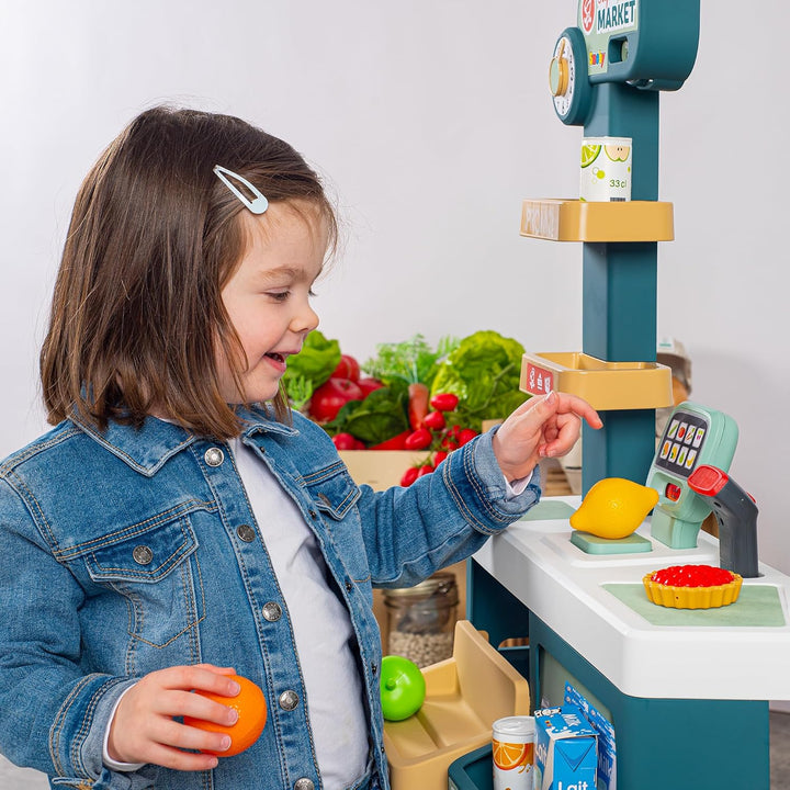 Smoby Supermarkt mit Einkaufswagen