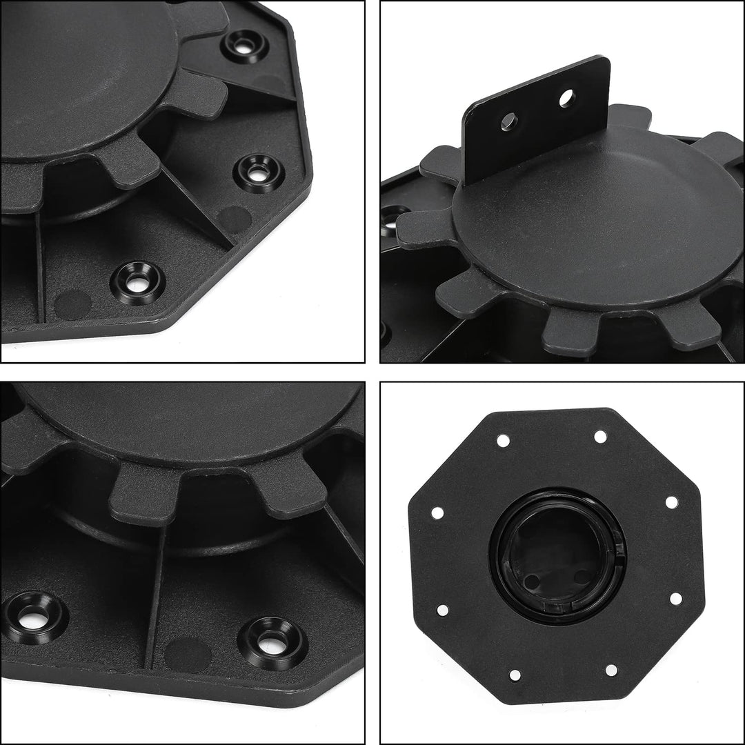 Tubiaz 10 Stück Stelzlager höhenverstellbar 30-60mm,Tragfähigkeit von 800kg,sind perfekt für Terrass