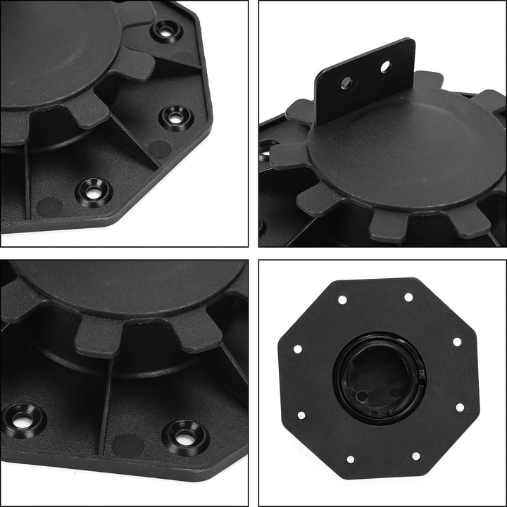 Tubiaz 10 Stück Stelzlager höhenverstellbar 30-60mm,Tragfähigkeit von 800kg,sind perfekt für Terrass