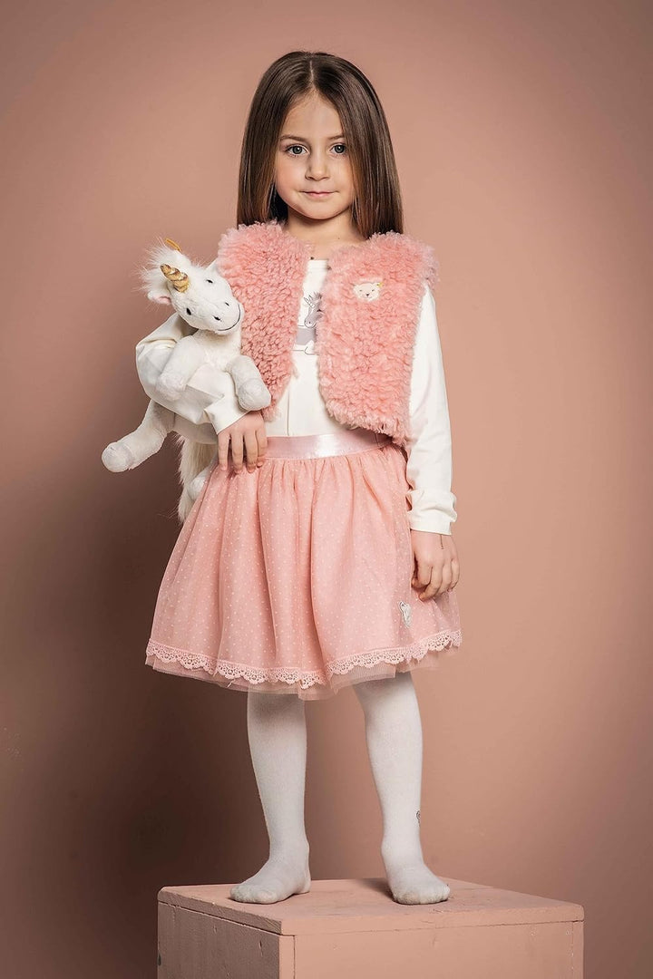 Steiff Mädchen Bolero Weste 104 Mellow Rose, 104 Mellow Rose