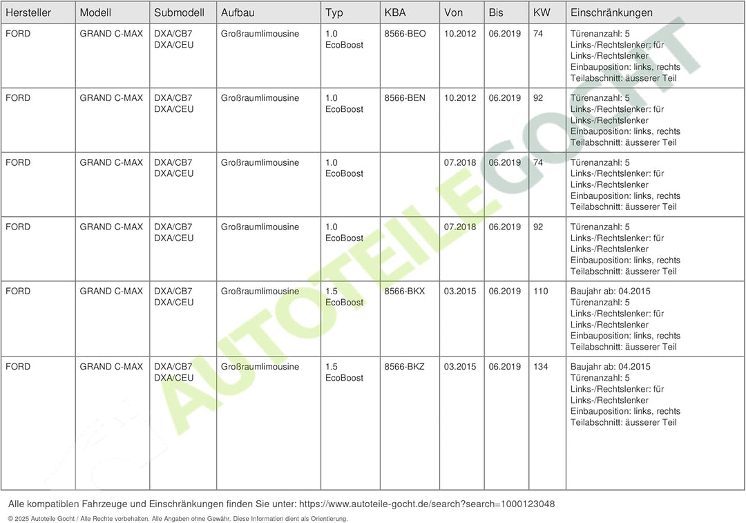 Valeo Heckleuchte 044447 rechte Seite Rückleuchte für Links- und Rechtslenker, rechte Seite Rückleuc