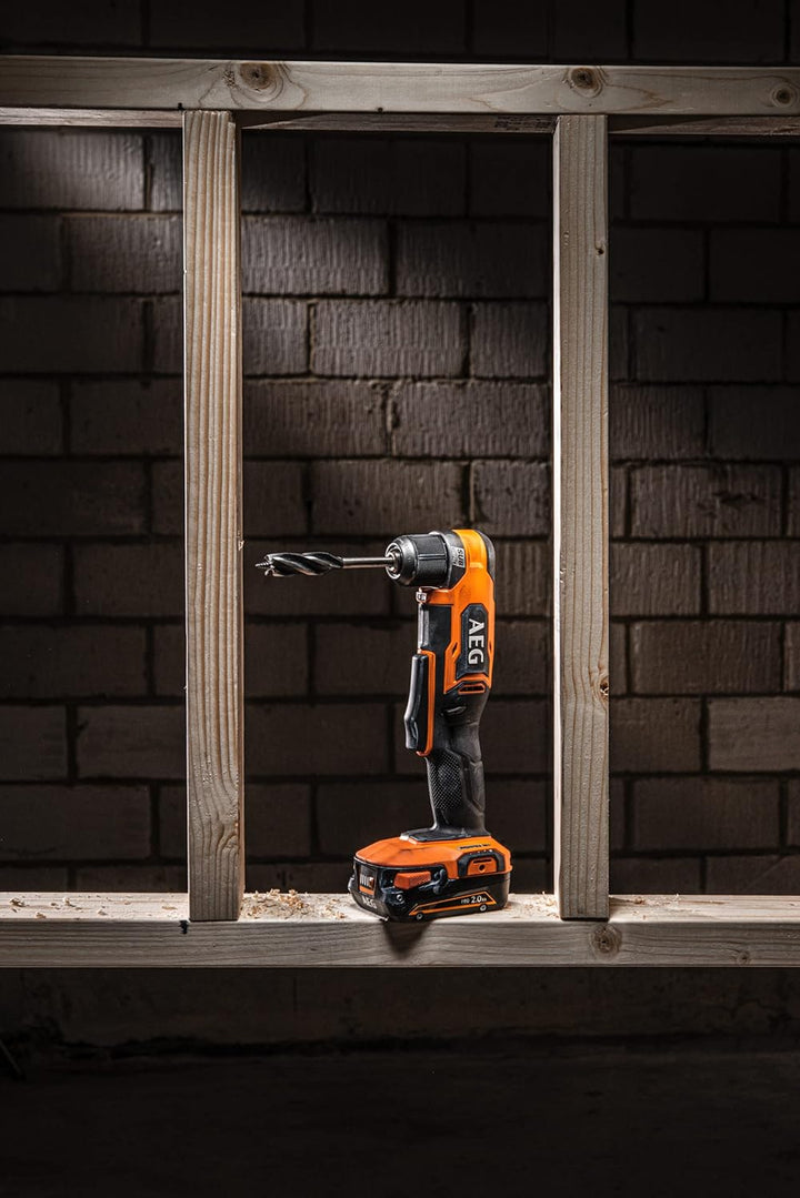 AEG 18 V Pro18V Brushless Winkelbohrschrauber Sub-Compact, BS18SRABL-0, Drehmoment 42 Nm, ohne Akku