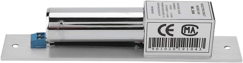Elektromagnetische Schlösser, DC 12V Elektrische Drop Bolt Türschloss Zugangskontrolle Türoffner Mag