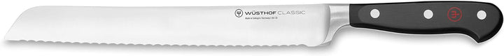WÜSTHOF Classic Brotmesser 23 cm, Schwarz Schwarz 23 cm Brotmesser, Schwarz 23 cm Brotmesser