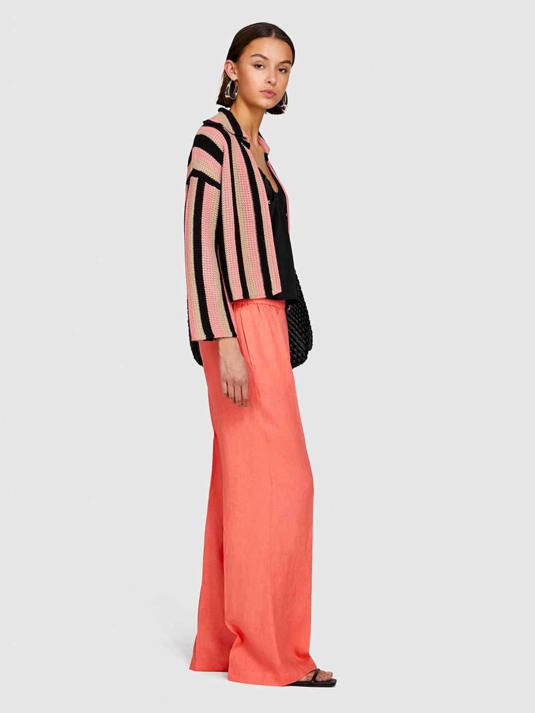 Sisley Damen Pants 38 Rot, 38 Rot