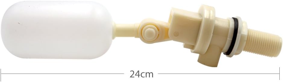 MUALROUS Automatische Tränkeschale Edelstahl Rindertränke mit 2 Stück 1" 2 Schwimmerventi Wasserträn