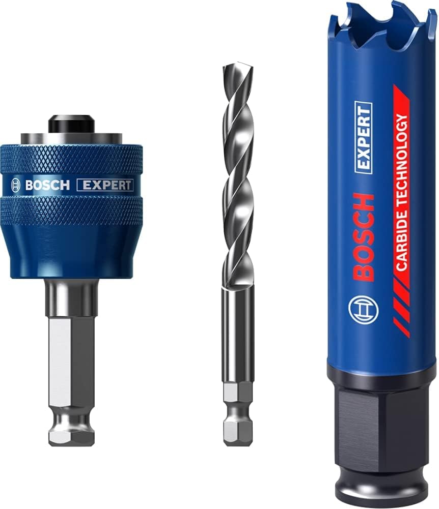 Bosch Professional 1x Expert Power Change Plus Lochsäge-Systemadapter (Ø 7,15 mm) + 1x Expert Tough