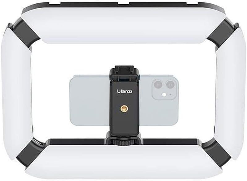 Ulanzi U200 Ringlamp Video Rig - with Phone Holder and Built-in Power Bank