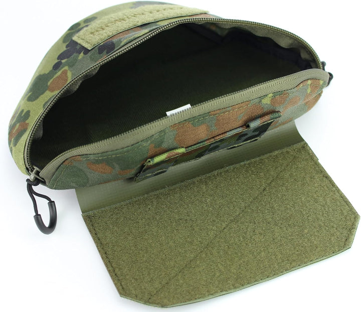 Zentauron Drop Down Pouch für Plattenträger Schutzwesten mit Fach für Weichballistik Zubehör Tasche