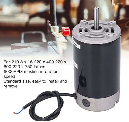 750 W 6000 U/Min Drehmaschinenmotor mit 40 Mm Welle Ersatzteil für 210 8x16 Drehmaschine(AC 220V), A