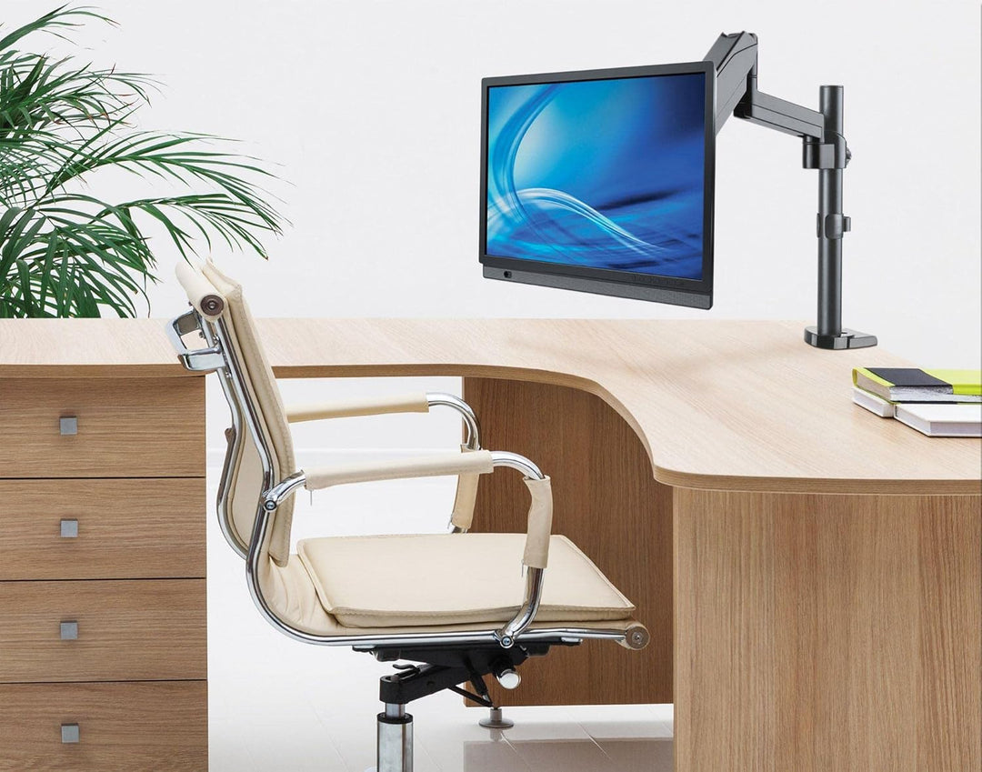 Manhattan 461580 Universal-Halterung mit Gasdruckfeder für einen Monitor Halterungsarm mit Gasdruckf