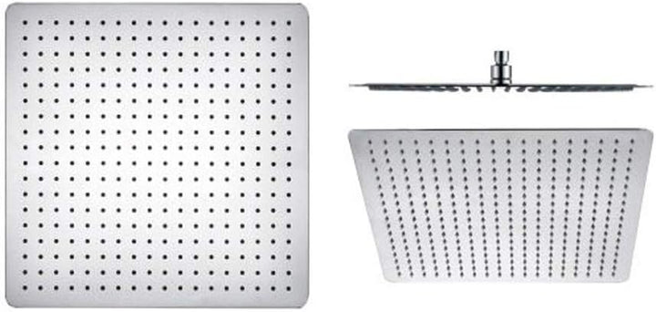 Grünblatt SUS 304 Duschkopf, rostfreier Edelstahl, 40 cm x 40 cm, Spa, Wellness, Regendusche