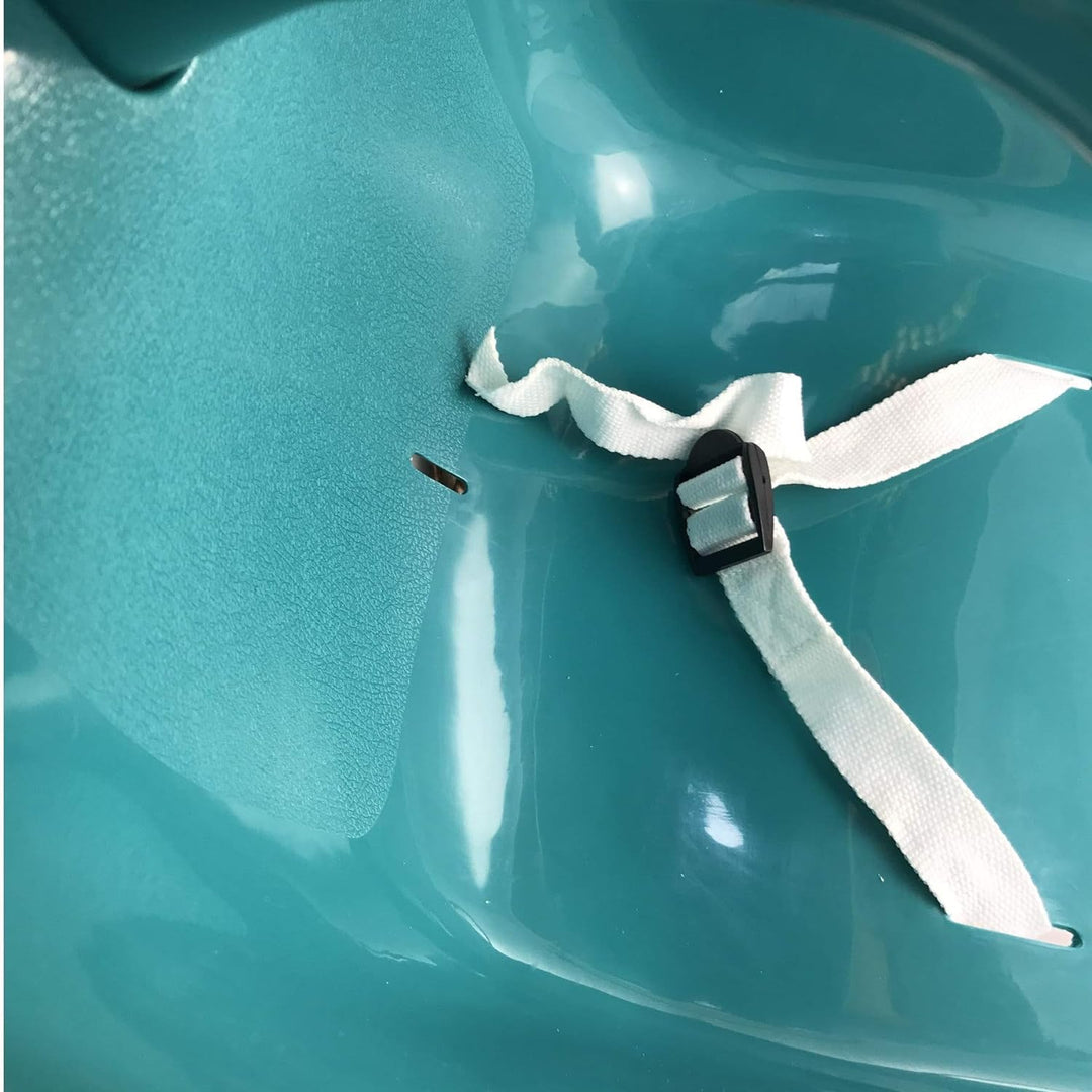 Loggyland Babyschaukelsitz mit Seil und Befestigungsringen (türkis), Türkis