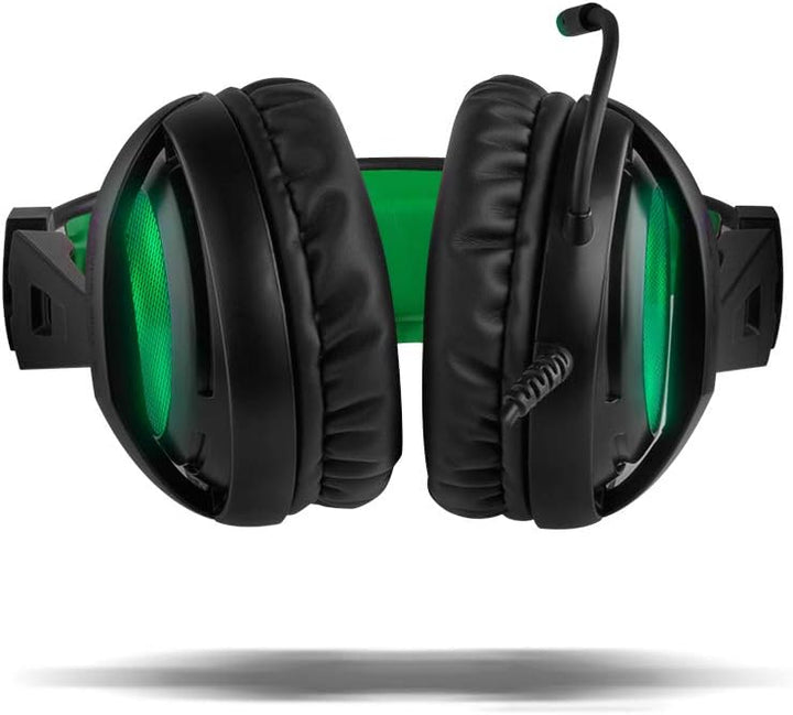 BG Xonar-X6 Binaural Headset, Schwarz, Grün, Kopfhörer – Kopfhörer (Spielkonsole/PC/Spiele, Binaural