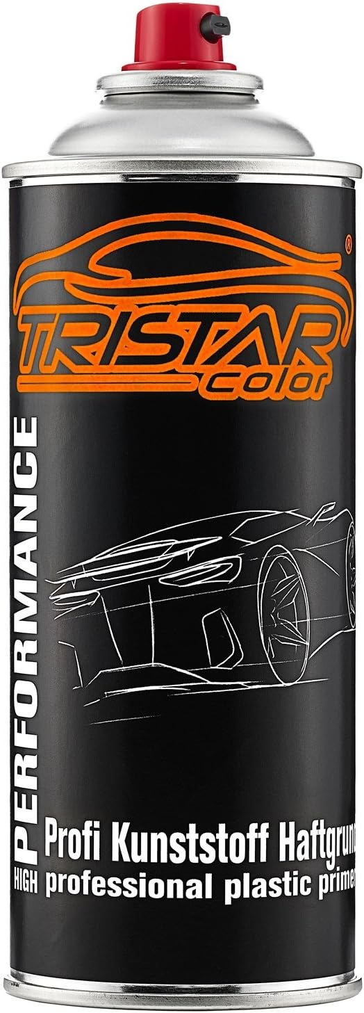 TRISTARcolor Autolack Spraydosen Set für Kunststoff Stossstange für Audi LY9B Brillantschwarz/Negro