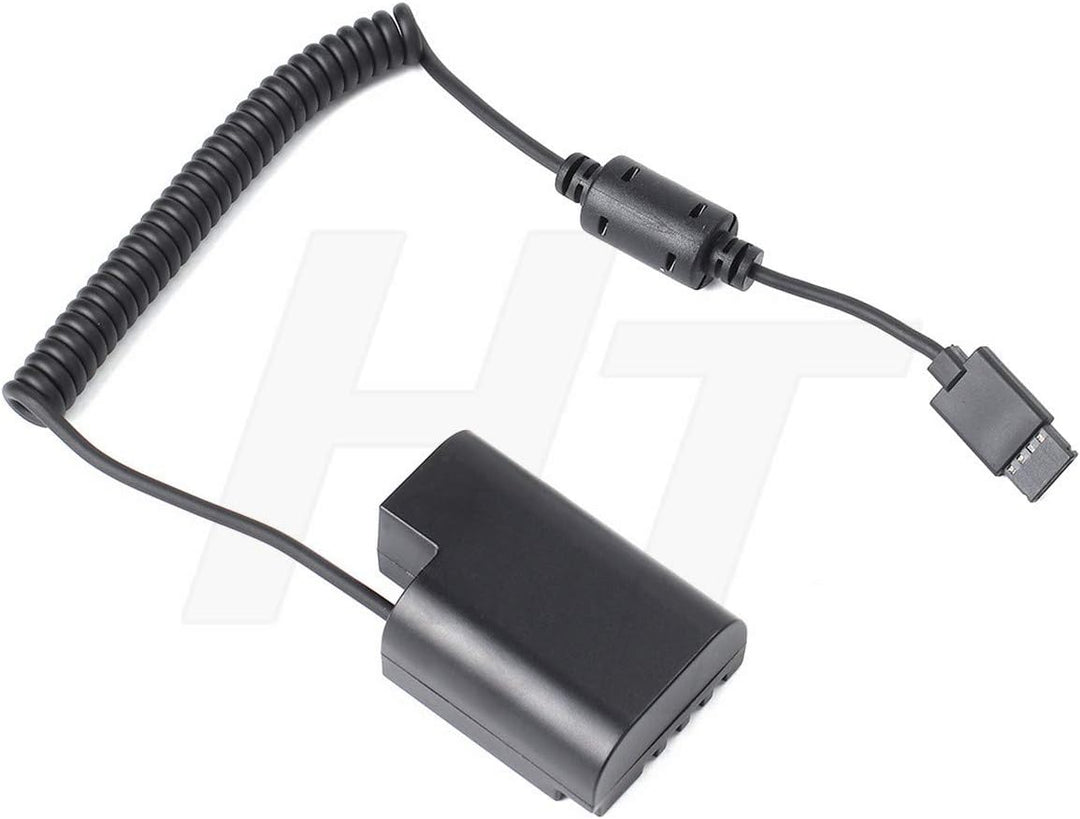 HangTon DMW-DCC12 DC-Koppler-Dummy-Akku-Netzteil für DJI Ronin S auf Panasonic GH3 GH4 GH5 Kamera