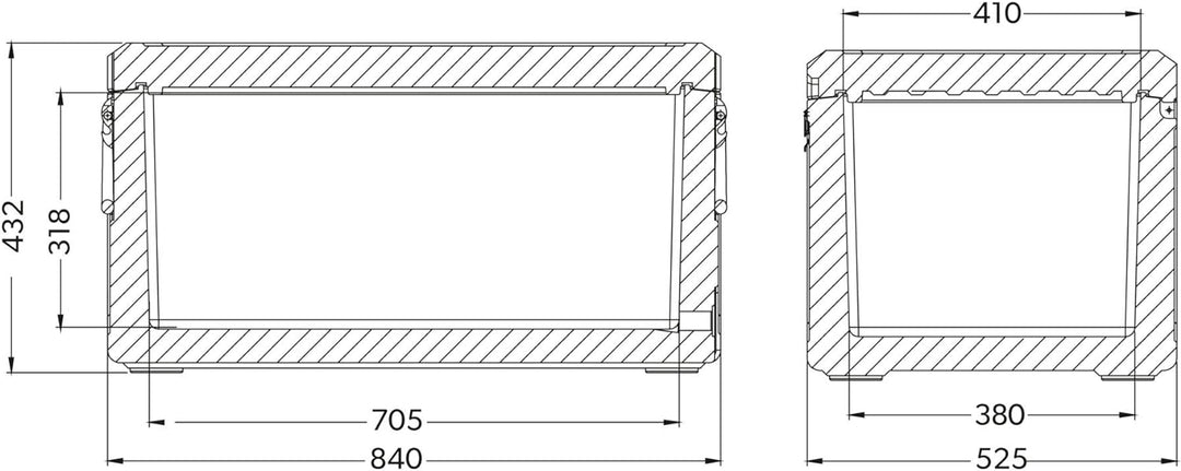 Dometic Cool-Ice WCI 85, tragbare passiv-Kühlbox/Eisbox, 87 Liter, für Auto, Lkw, Boot, Camping, Ide