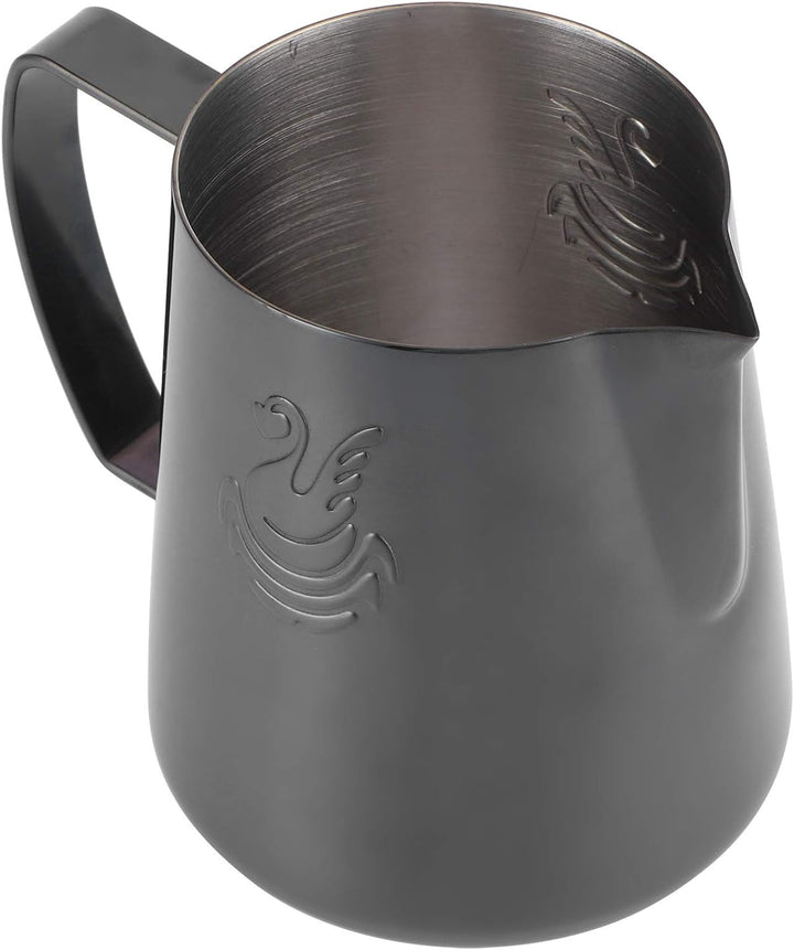 400ml Milchschaumkrug, Edelstahl Barista Milchkännchen Milchbecher Krugbecher Becher für Barista Ste