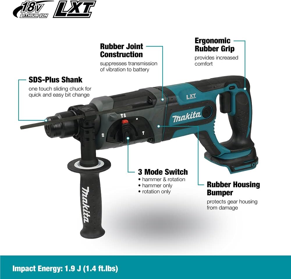 Makita DHR241Z Akku-Bohrhammer, 18 V BASIC, BASIC