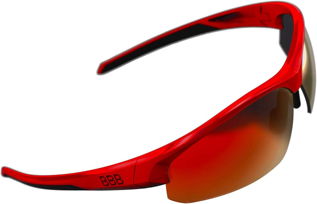 BBB Unisex Bsg-58 Sportbrille (1er Pack) Einheitsgrösse Glänzend Rot, Einheitsgrösse Glänzend Rot