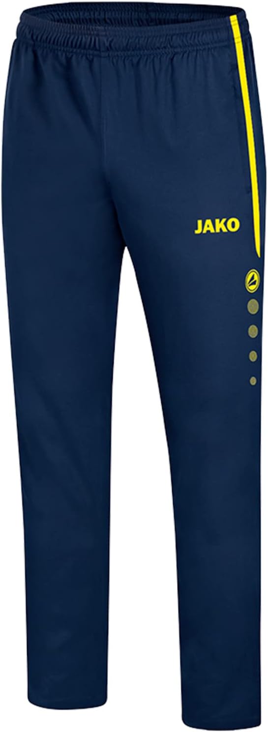 JAKO Unisex Kinder Präsentationshose Präsentationshose Striker 2.0 152 Marine/Neongelb, 152 Marine/N