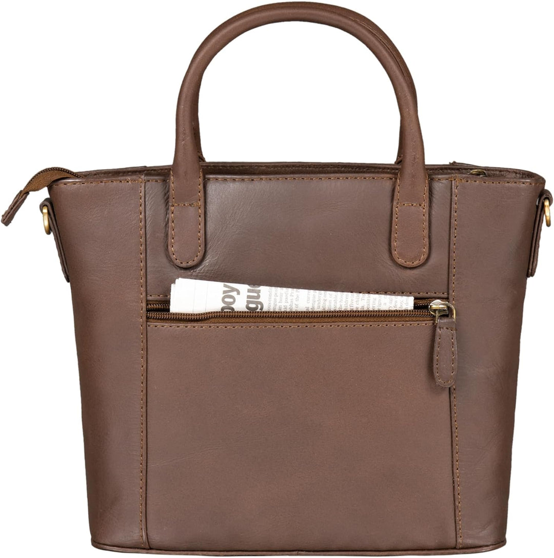 STILORD 'Meghan' Leder Handtasche Damen Umhängetasche Klein Ledertasche für Frauen zum Umhängen und